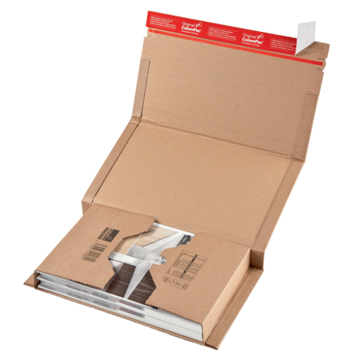 Klassische Versandverpackung zum Wickeln 251x165x60 mm (A5+), braun