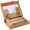 Paket Versandkarton 262 x 165 x 50 mm, braun