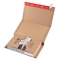 Klassische Versandverpackung zum Wickeln 147x126x55 mm (für CDs), braun