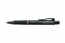 FABER-CASTELL Kugelschreiber Poly Ball View schwarz