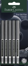 FABER-CASTELL Tintenroller UB EYE UB-157 schwarz 5 in BK