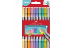 FABER-CASTELL Doppelfasermaler 10er Etui Pastell