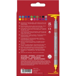 FABER-CASTELL Doppelfasermaler 20er Etui