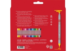 FABER-CASTELL Doppelfasermaler 40er Etui