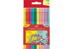 FABER-CASTELL Grip Filzstift Neon + Pastell 10er Etui