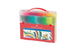 FABER-CASTELL Koffer Connector Filzstifte 80-teilig