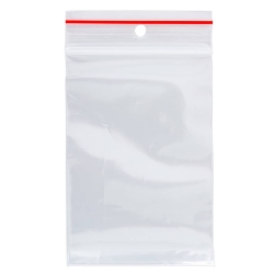 Druckbandbeutel - 70x100mm, transparent, 100 Stück