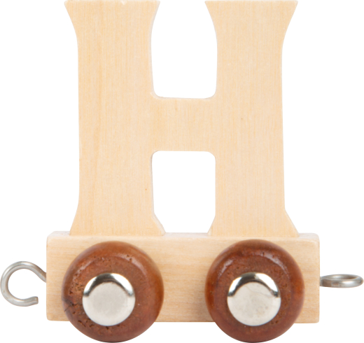 Buchstabenzug Holz H