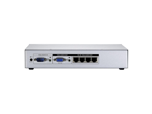 LevelOne VGA Sender Cat5 4xRJ45/2xDB15 300.00m grau