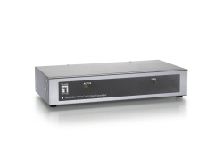 LevelOne VGA Sender Cat5 4xRJ45/2xDB15 300.00m grau