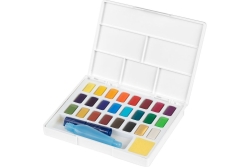 FABER-CASTELL Aquarellfarben in Näpfchen 24er Etui