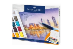FABER-CASTELL Aquarellfarben in Näpfchen 36er Etui