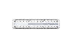 FABER-CASTELL Lineal 15 cm Sparkle bruchsicher