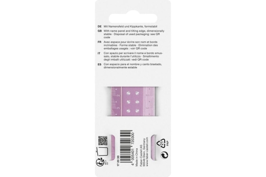 FABER-CASTELL Lineal 30 cm Sparkle bruchsicher