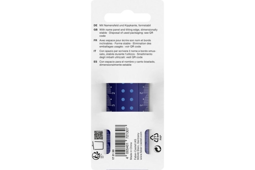FABER-CASTELL Lineal 30 cm Dots bruchsicher