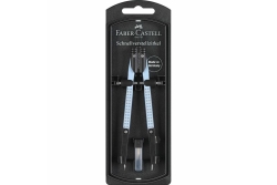 FABER-CASTELL Zirkel Schnellverstellz. Gel. Grip sky