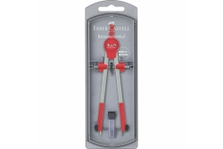 FABER-CASTELL Zirkel Riesenteilzirkel farbig sort.