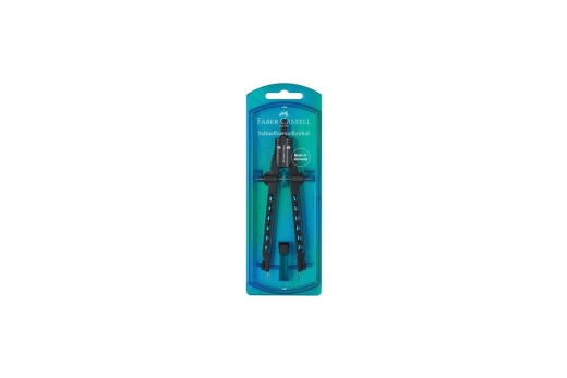 FABER-CASTELL Zirkel Schnellverstell. Factory blau