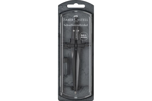 FABER-CASTELL Zirkel Schnellverstell Stream blackstone