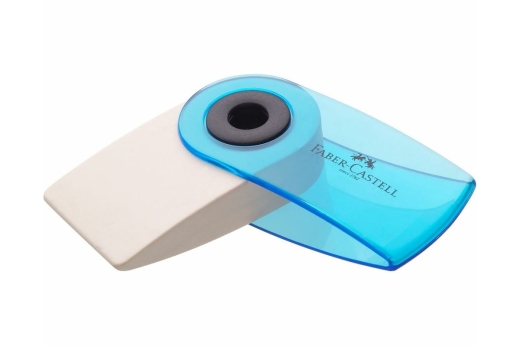 FABER-CASTELL Radierer Sleeve Mini trans. 24x sortiert