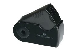 FABER-CASTELL Spitzer Klappspitzdose Sleeve Mini schwarz