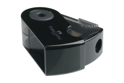 FABER-CASTELL Spitzer Klappspitzdose Sleeve Mini schwarz