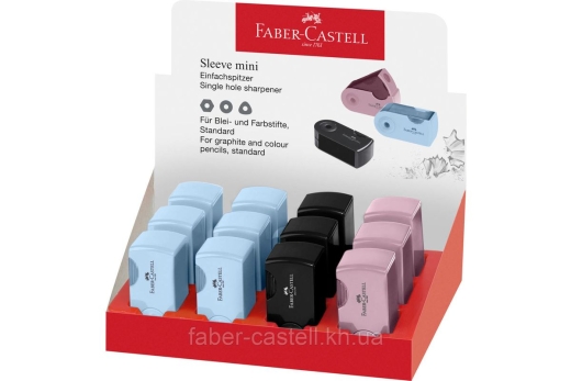 FABER-CASTELL Spitzdose Sleeve Mini New Harmony Farben
