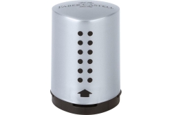 FABER-CASTELL Einfachspitzdose Grip 2001 Mini silber