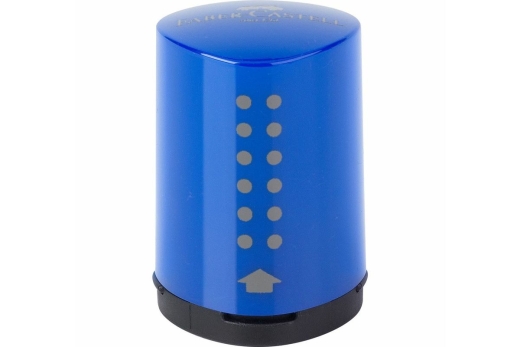 FABER-CASTELL Einfachspitzdose Grip 2001 Mini blau/rot