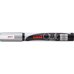 Mitsubishi Marker UNI CHALK MARKER PWE-5M silber