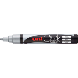 Mitsubishi Marker UNI CHALK MARKER PWE-5M silber