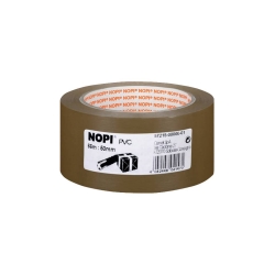 Verpackungsklebeband PVC - 50 mm x 66 m, braun