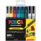 POSCA Marker UNI PC-3M 6+2 Set