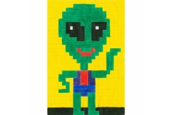 FABER-CASTELL Pixel-it Ausmalbuch mit 32 Motiven