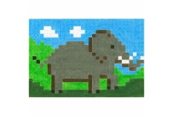 FABER-CASTELL Pixel-it Ausmalbuch mit 32 Motiven