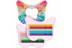 FABER-CASTELL Geschenkset Sparkle Buntstift Schmetterl.
