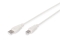 DIGITUS USB 2.0 Anschlusskabel Typ A- B St/St 1.8m weiss