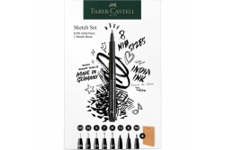 FABER-CASTELL Set Pitt Artist Pen + Sketchbook