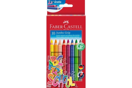 FABER-CASTELL Buntstift Jumbo Grip Promotionetui 10er