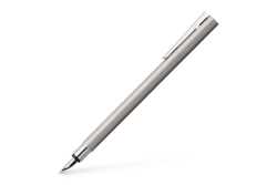 FABER-CASTELL Füller Neo Slim Edelstahl matt M