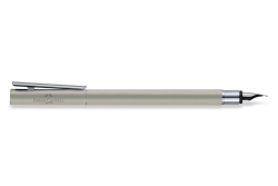 FABER-CASTELL Füller Neo Slim Edelstahl matt M