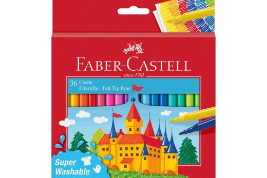 FABER-CASTELL Filzstift Castle 36er Kartonetui
