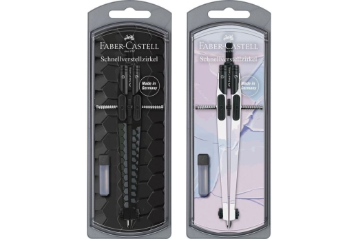 FABER-CASTELL Zirkel Schnellverstellz. Dark & Bright