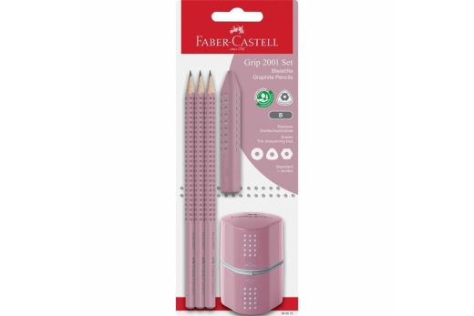 FABER-CASTELL Grip 2001 Set rose shadows BK