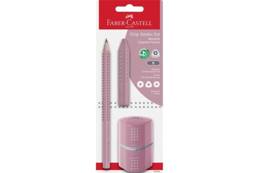 FABER-CASTELL Jumbo Grip Set rose shadows BK