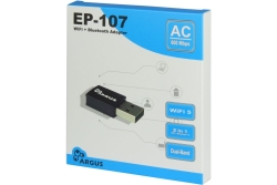Inter-Tech Wi-Fi 5 USB Adapter Argus EP-107, Bluetooth 4.2