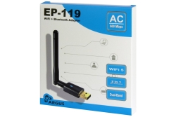 Inter-Tech Wi-Fi 5 USB Adapter Argus EP-119, Bluetooth 4.2