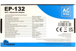 Inter-Tech Wi-Fi 5 PCIe Adapter EP-132 Antenne,Bluetooth 4.2