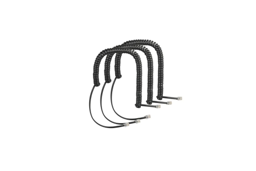AUERSWALD Spiralkabel-3er-Set COMfortel-Handset