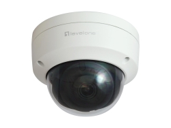 LevelOne IPCam Dome Fix Out 6MP/H.265/IR/ 9W/PoE/IP67